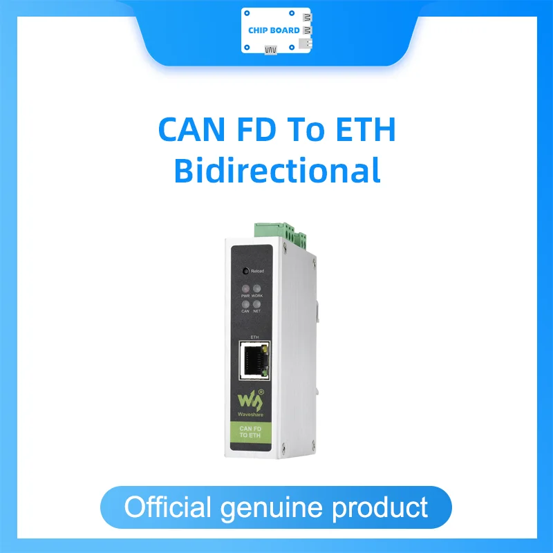 CAN FD to Ethernet Converter, CAN 2.0A/2.0B Bidirectional Adapter, 5 Operating Modes