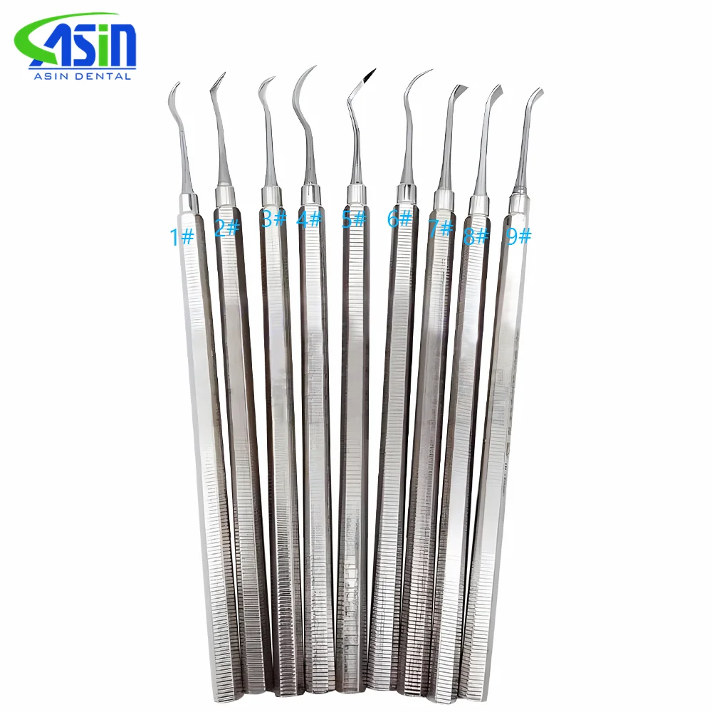 1 Set Tandheelkundige Instrumenten Handbediende Scalers Gingival En Parodontale Reiniging Tandheelkundige Calculus Scaler Oefenen Onderzoek