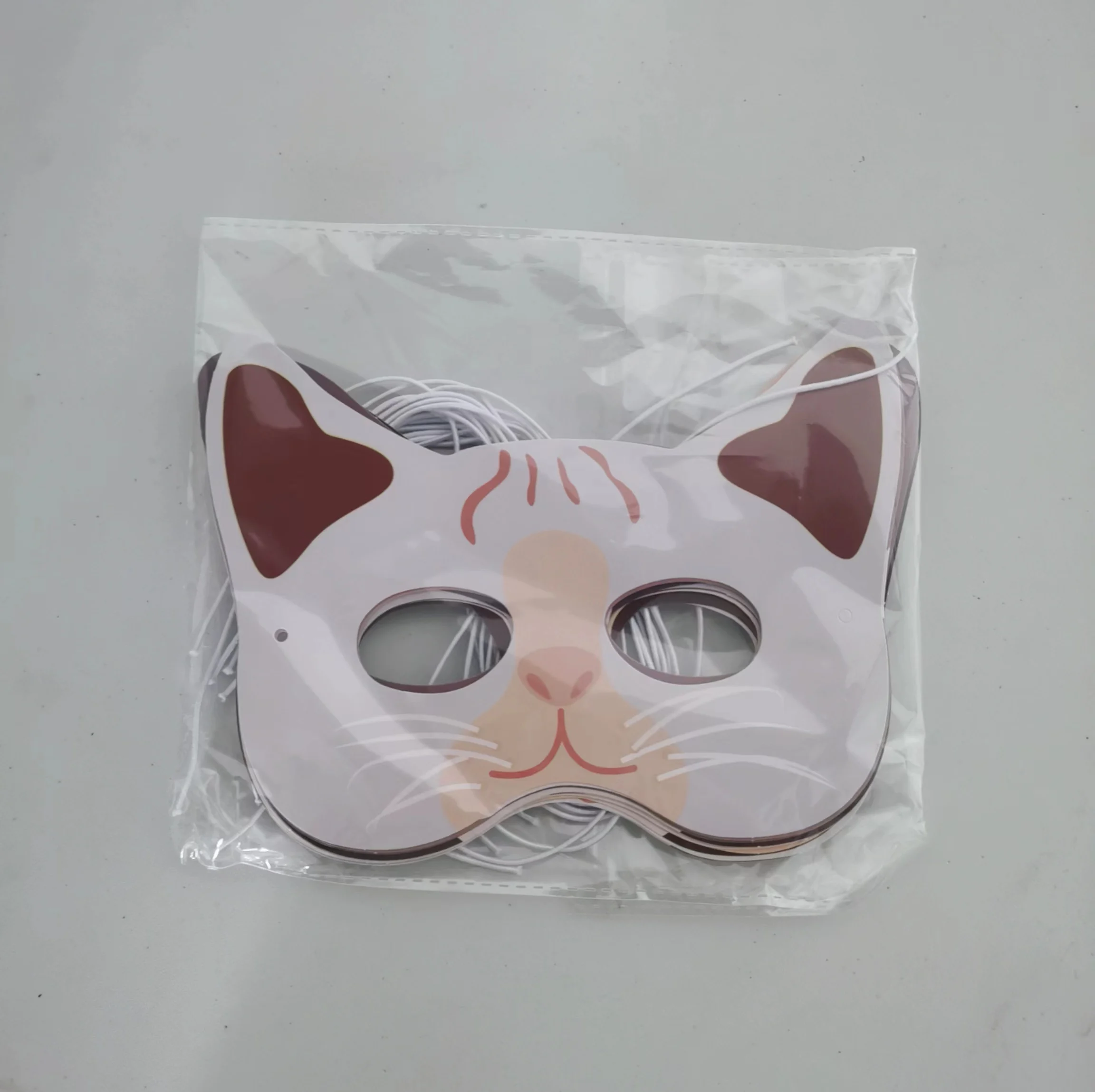 Kids Birthday Party Cartoon Cat Masks Mask Cute Pet Cats Party Decorations Baby Shower Party Facial Decoration Supplies