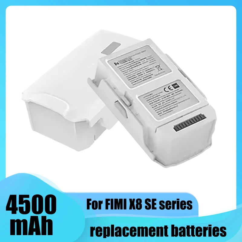 11.4V 4500mAh, for FIMI X8 SE 2020 2022 V2 remote-controlled drone battery replacement, instant protection, fast charging