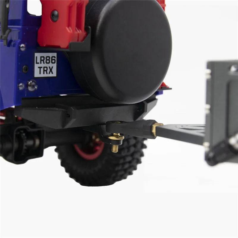 Traxxas TRX4M 1/18 RC 크롤러 자동차 업그레이드 부품 용 금속 후면 범퍼 견인 트레일러 후크