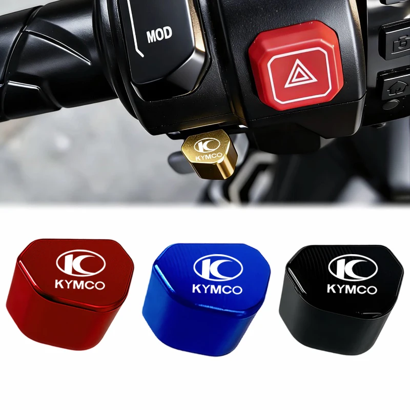 Mototcycle CNC For KYMCO DownTown 125 200 300i 350i XCITING 250 300 350 400 500 Switch Button Turn Signal Switch Key cap