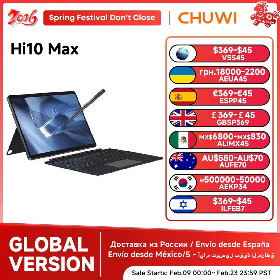 CHUWI 12.96インチWindowsタブレット　Hi10 Max N150 Hi10 Max N150 12.96