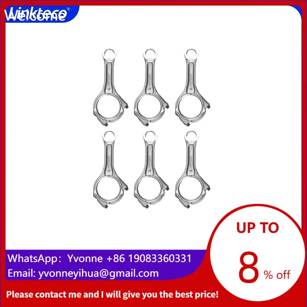 

Комплект шатунов двигателя EXF EXN подходит для дизельного двигателя 3,0 л V6 для 05-21 RAM 1500 Jeep Grand Cherokee Chrysler 300C 3.0L 68147233AA