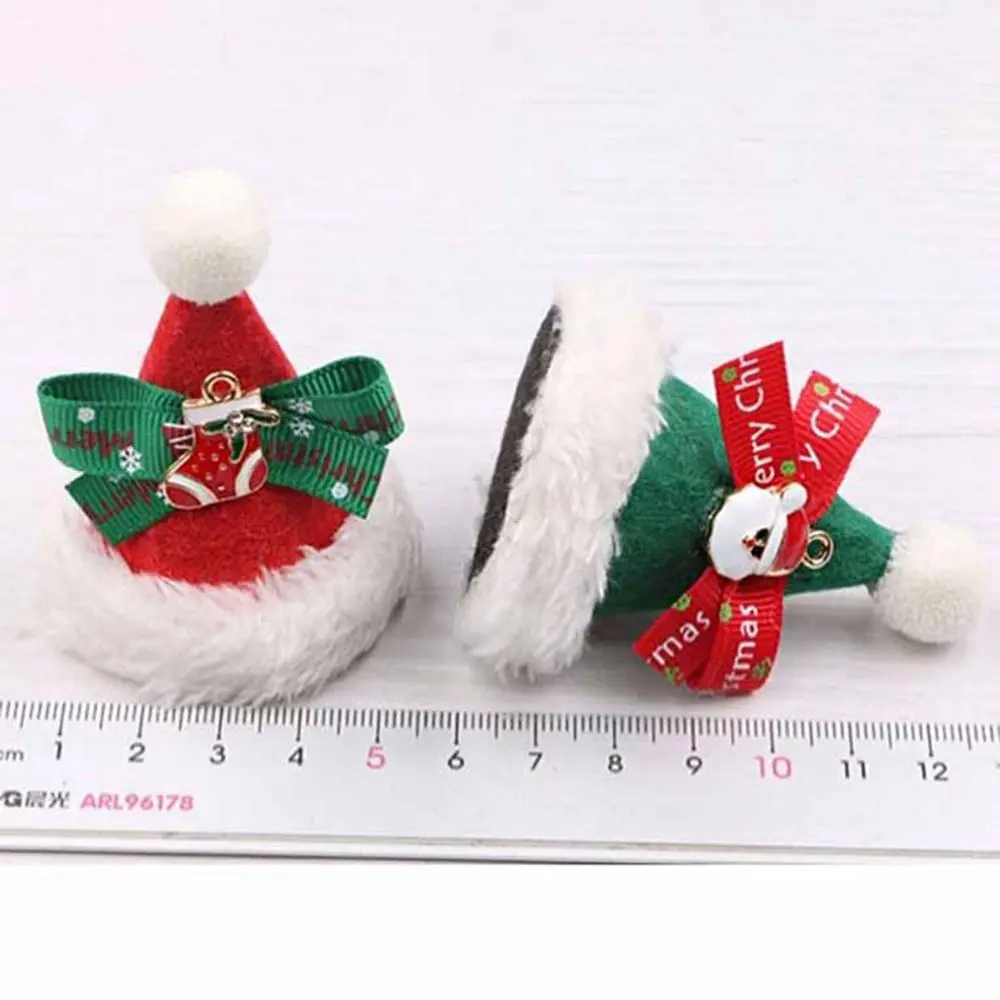 Casquette flocon de neige rouge BarCord Bowvétérans t pour enfants, pince à cheveux coréenne, accessoires pour cheveux, chapeau de Noël, épingle à cheveux, déguisement de Noël