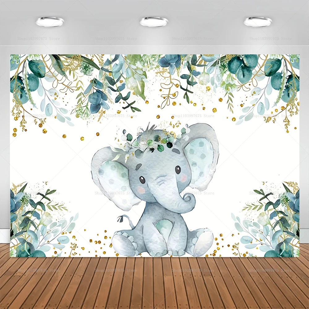 خلفية زهرة فيل وردي ، خلفية حفلة عيد ميلاد تكشف عن نوع الجنس ، لوازم الديكور ، لافتة استحمام الطفل حديثي الولادة ، الأولاد والبنات #5