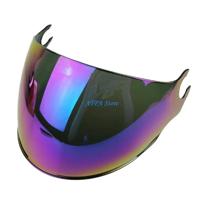 U13C Replacement Visor Long Helmets Motorbikes Helmet Lens for OF562 Durable