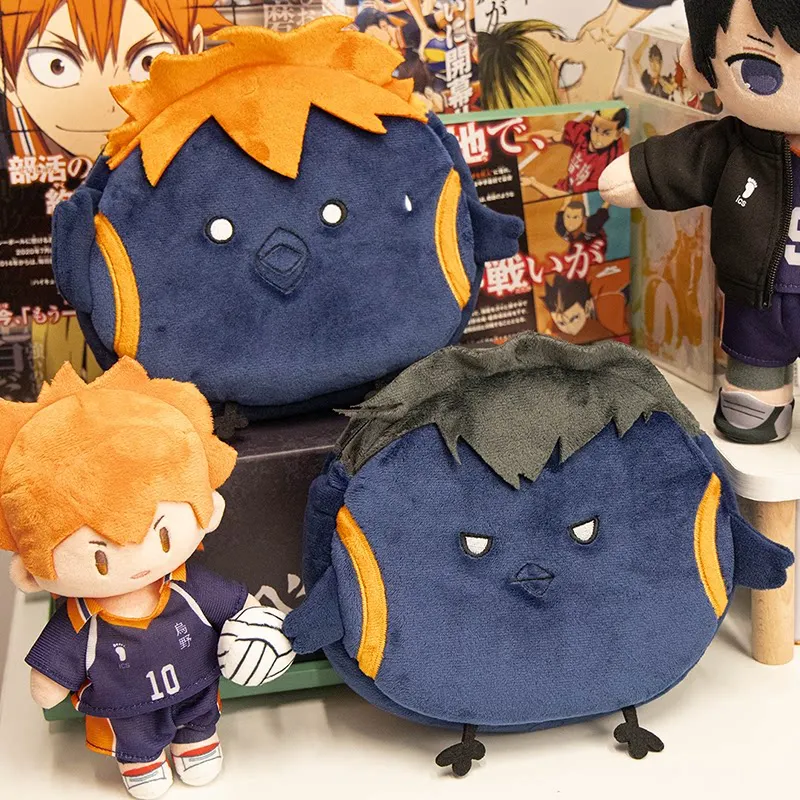 Anime Haikyuu!! Cute Plush Crow Style Bag Shoyo Hinata, Tobio Kageyama Bag Kawaii Girls And Boys Can Birthday Collection Gifts