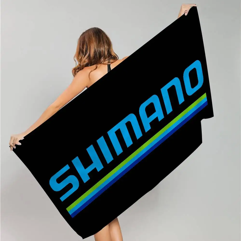 S-Shimano Anime Beach Swimming Towel Soft Absorbent Washcloth Children's Gifts for Kids Travel Camping Gym