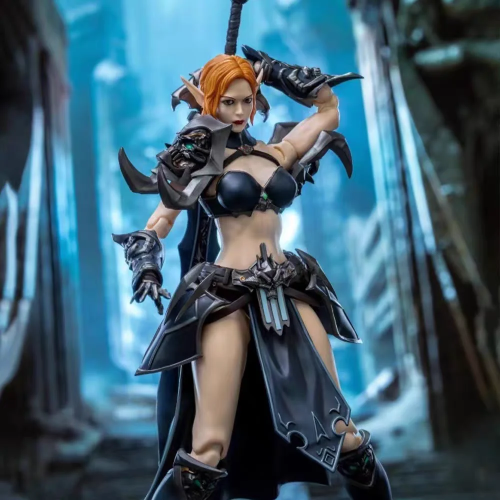 1/10 Guardian of The Horde Female Elf Morna Swordsman Earth Medieval Knight PVC Action Figure Desktop Ornament Model Crafts Gift