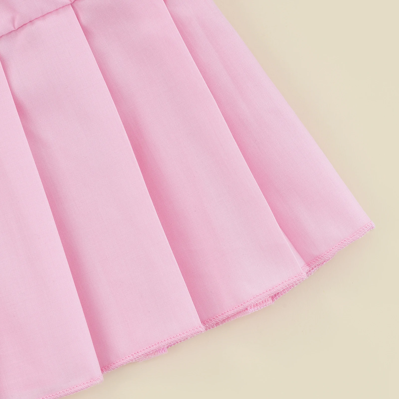 Tenues d'été pour bébés filles, ensemble jupe plissée en Y , boutons à revers en patchwork, 2 pièces, enfants de 2 à 7 ans 1501 Tenues d'été pour bébés filles, ensemble jupe plissée en Y , boutons à revers en patchwork, 2 pièces, enfants de 2 à 7 ans 1501