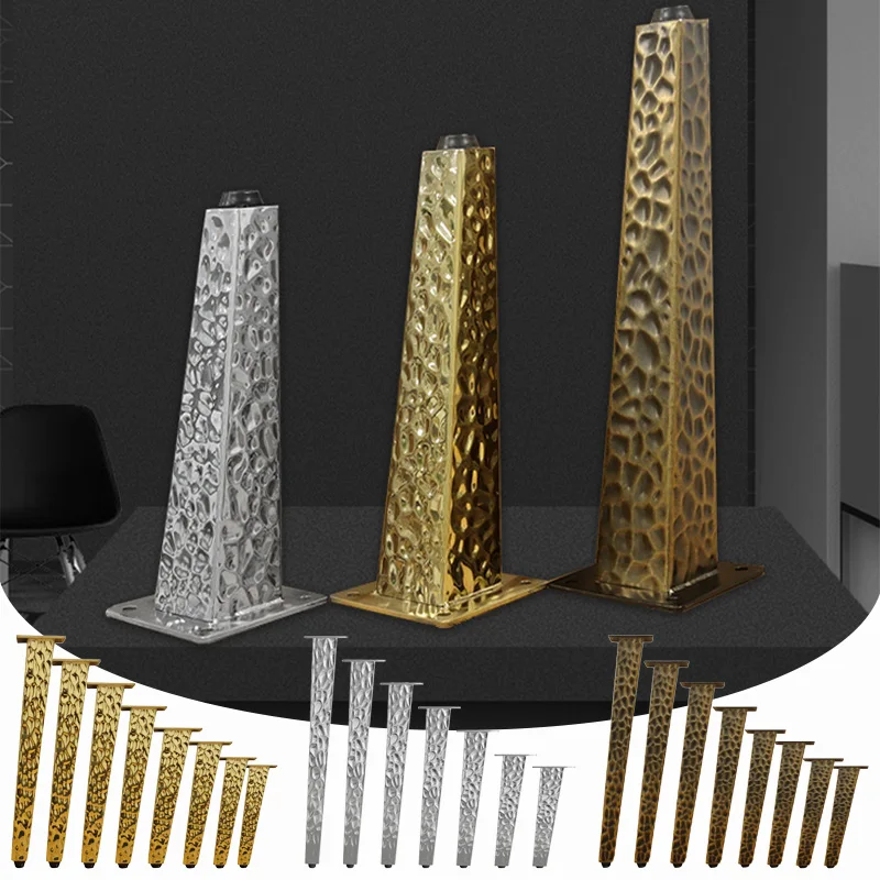 Light Luxury Metal Thickened Bathroom Cabinet TV Cabinet Table Edge Support Legs Sofa Feet Hardware Feet Tea Table Feet