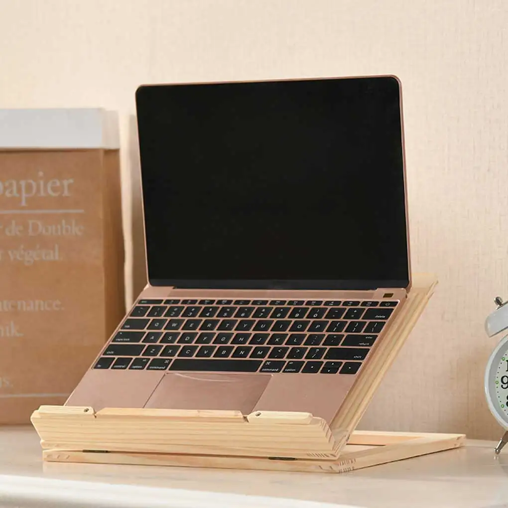 Children Adults Book Reading Holder Laptop Computer Stand Tabletop Folded Support Mount for Home Bedroom Office
