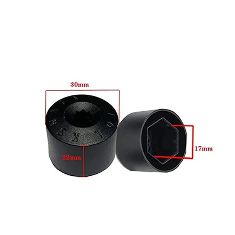 20Pcs Car Wheel Nut 17mm Auto Hub Screw Cover Protection Caps Wheel Nut Bolt Head Cover Caps For VW Transporter T5 T6 2003-2020