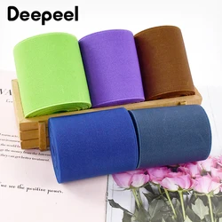 1/2Meters Deepeel 8cm Colorful Thicken Elastic Band Trousers Waist Belt Rubber Bands Underwear Shoes Clothing Spring Accessories