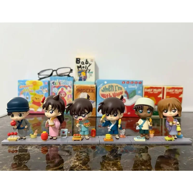 

Оригинальная мини-фигурка Detective Conan Ai Haibara Mouri Ran Kudou Shinichi Akai Shūichi Kuroba Kaito Party, модель Gif