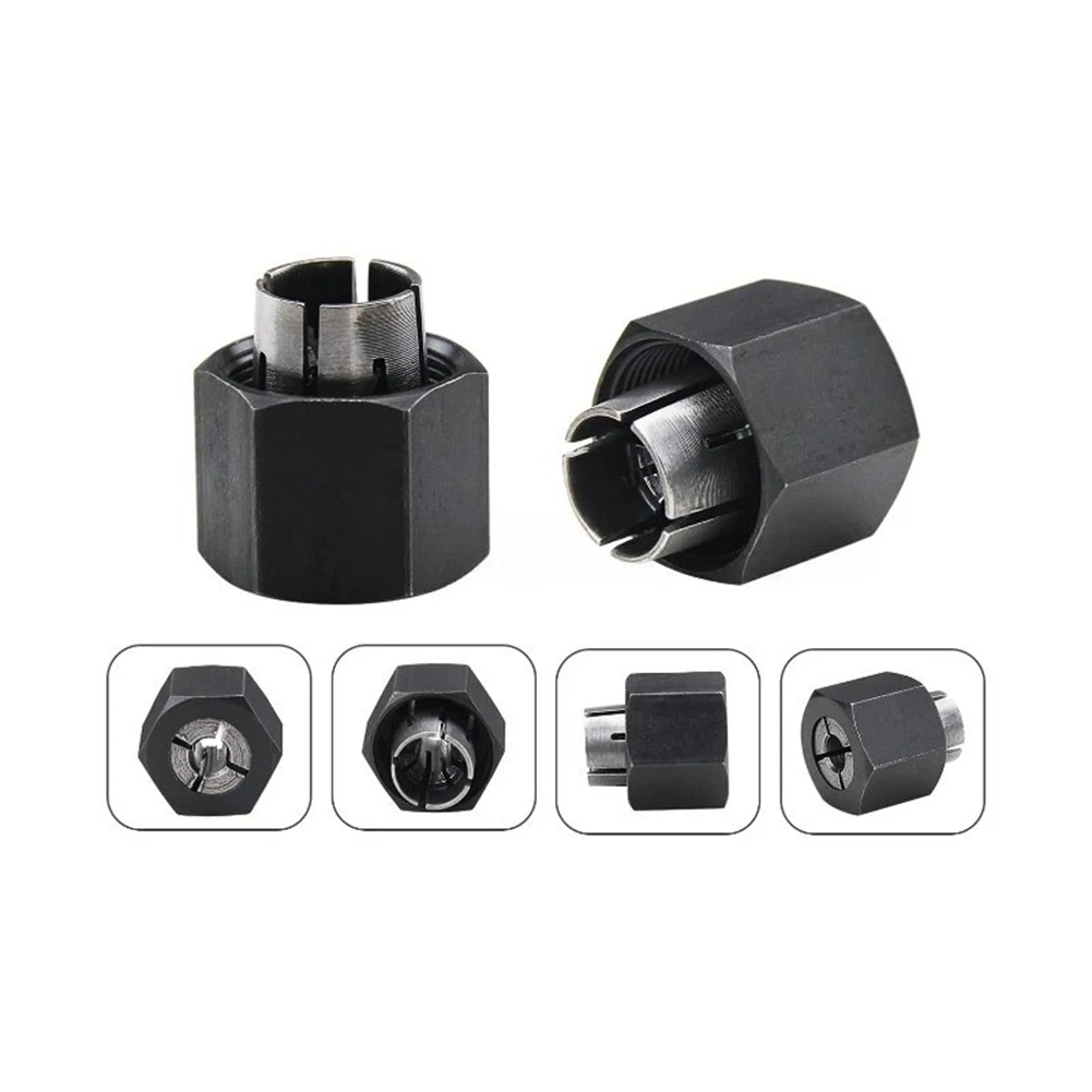BHTS-Replacement Chuck Collet And Nut For For DW6214 For DW616 Router- Models 2610906283 2610906287 32628603 12Mm