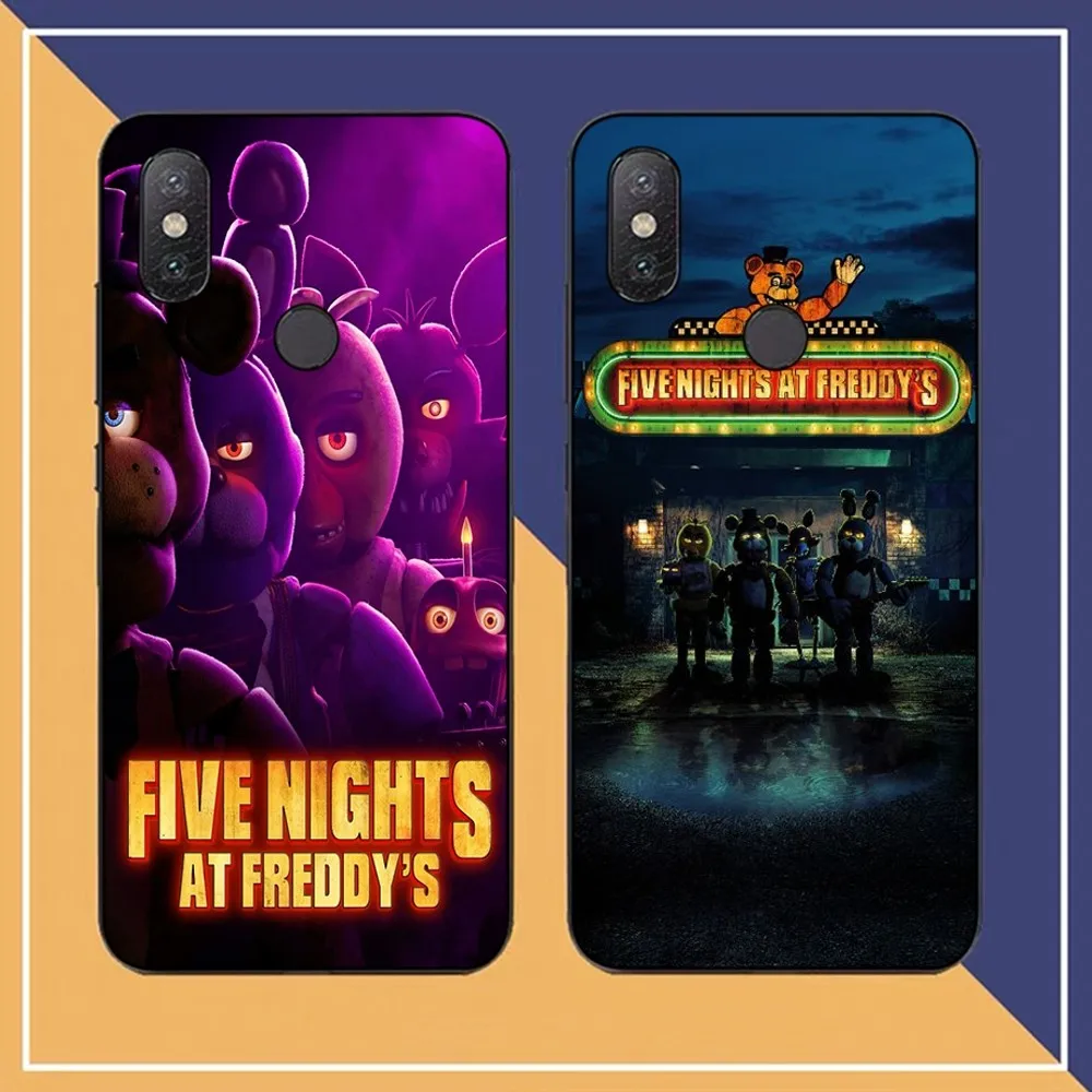 

FNAF F-Five N-Nights At-Freddys Phone Case For Redmi Note 4 X 5 A 6 7 8 T 9 9S 10 11 11S 11Epro Poco M3 Pro