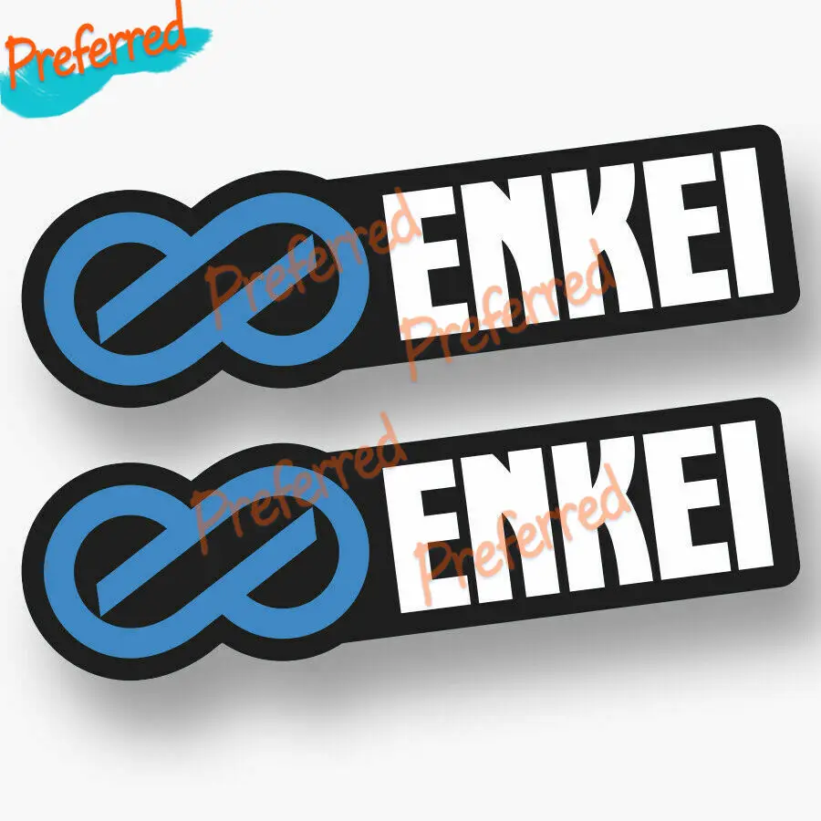 2x Enkei Decal Sticker Truck Vehicle JDM Racing Window Motorcycle Helmet Vinyl Car Sticker PVC