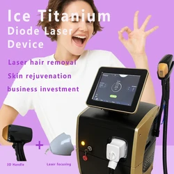 Cooling Head Laser Hair Removal Soprano 808 1064 755 Laser Epilator Alexandrit Permanent Diode laser Hair Removal laser Salon