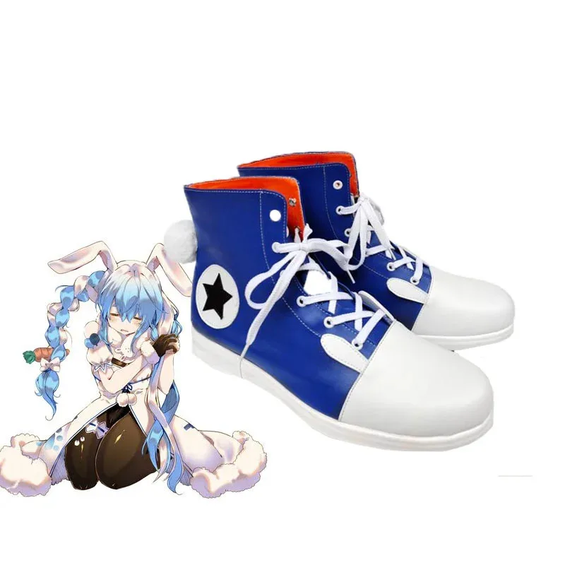 

Обувь для косплея в стиле аниме Hololive VTuber Rabbit Shu Yamino, милая спортивная обувь для вечеринки, Хэллоуина, карнавала, повседневные ботинки