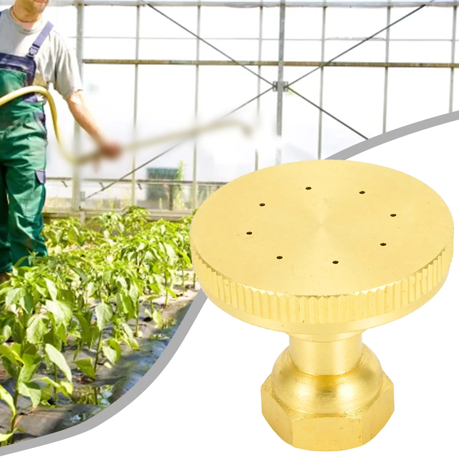 

Adjustable 8 Hole Brass Sprayer Nozzle Garden Sprinkler Head For M14 Hose Atomizing Spray Nose Agricultural Irrigation