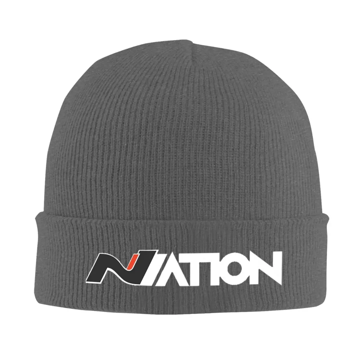 Hyundai Nation Black Slap Warm Knitted Cap Hip Hop Bonnet Hat Autumn Winter Outdoor Beanies Hats for Men Women Adult