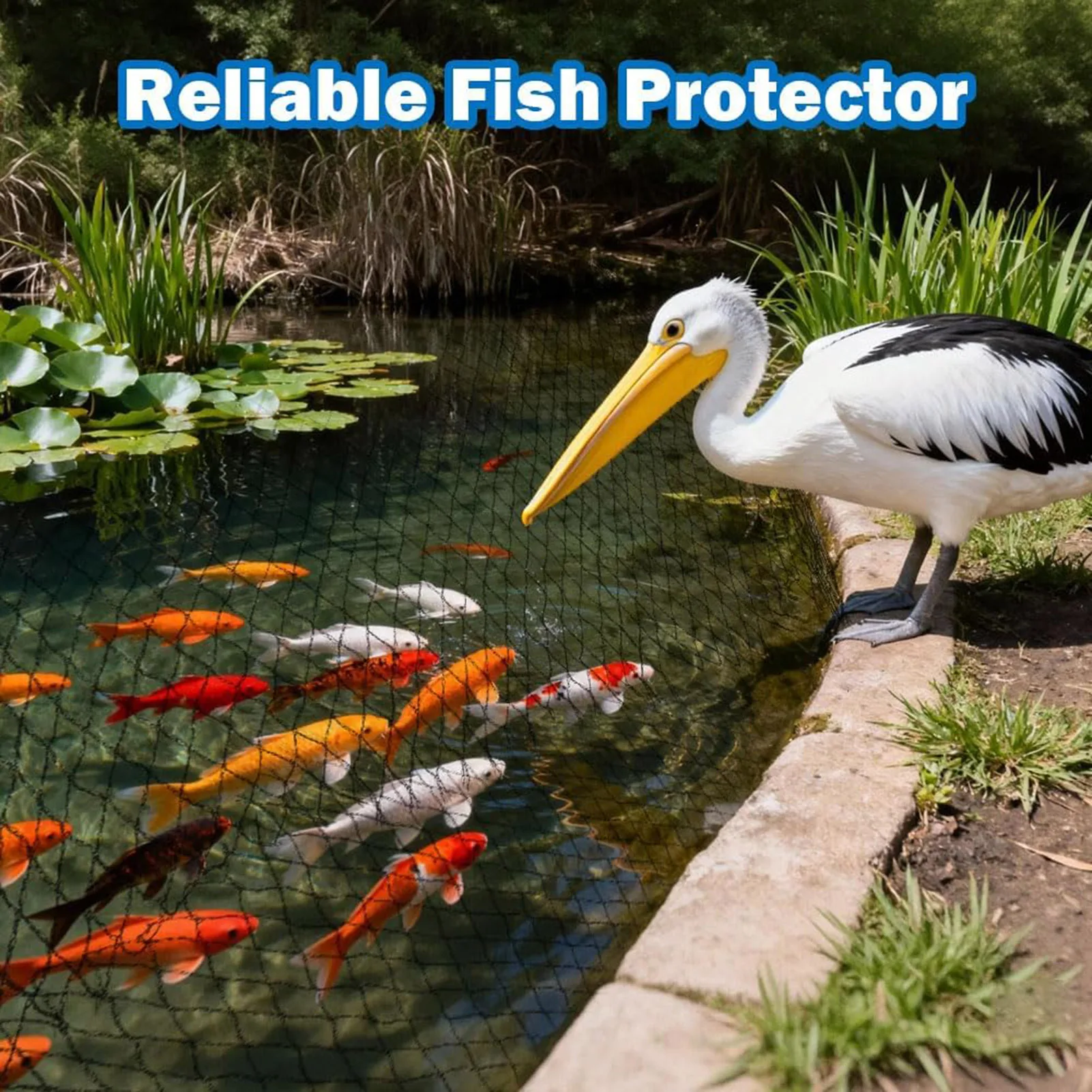 Bird Protections Net For Garden Pond Durable Anti Bird Net UV Resistant Safe For Environment