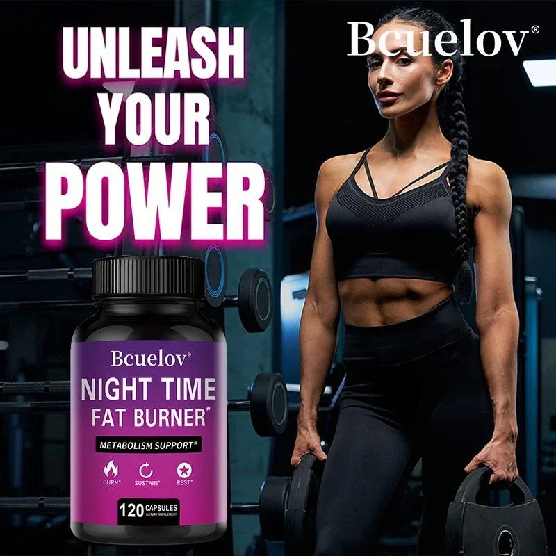 Best Nighttime Fat Burner - Thermogenic Fat Burner, Natural Appetite Suppressant and Metabolism Booster, Immune Health