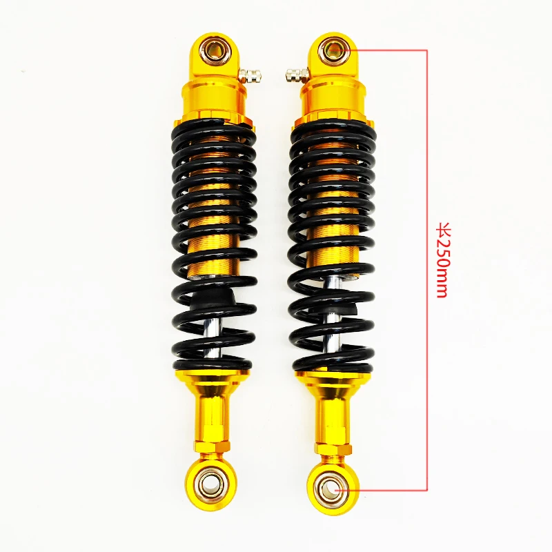 Adjustable Damping Rear Shock for Standard E-Motorcycle, Soft Built-in Suspension with Durable Spring