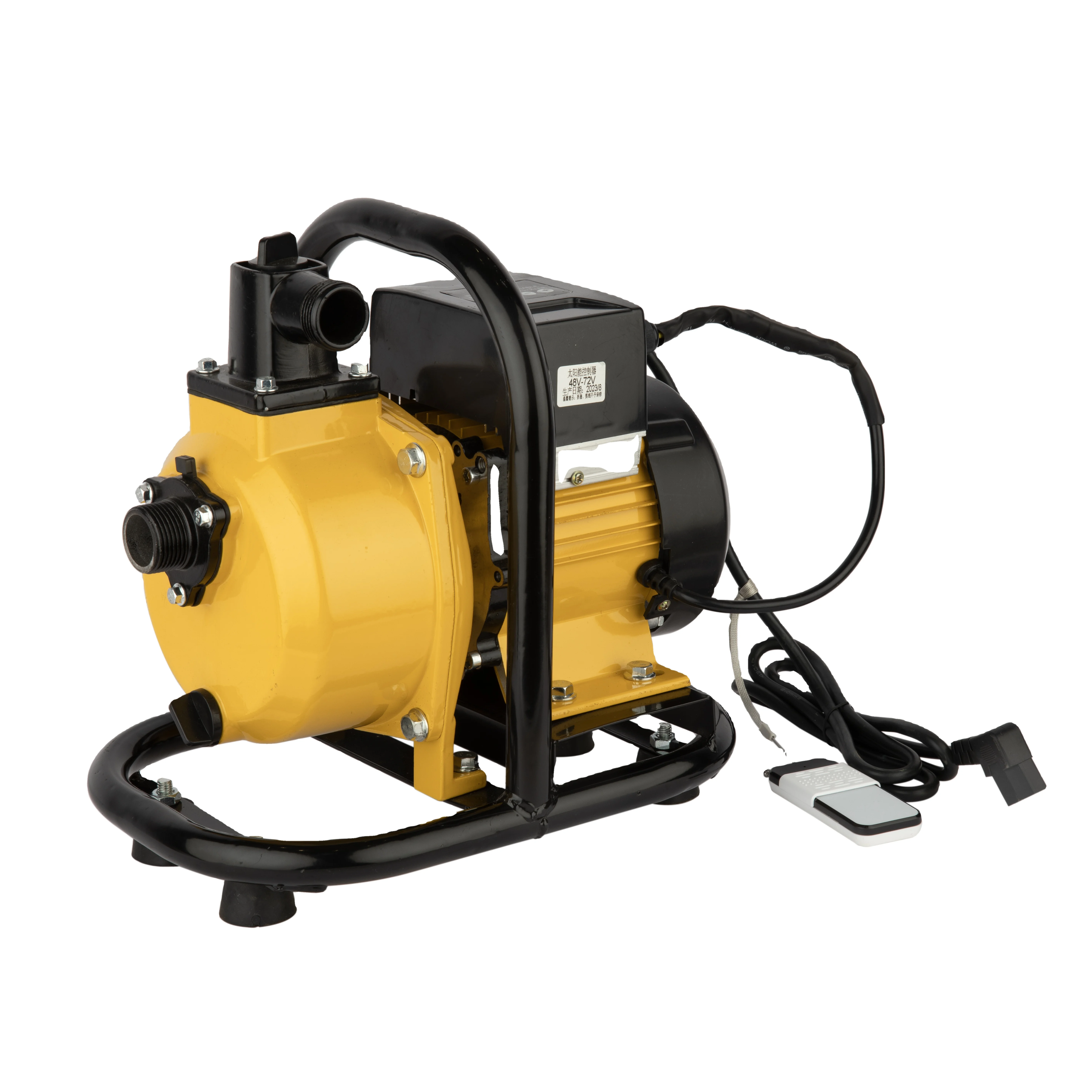 Brushless DC 1inch Agricultural Irrigation Large Flow Pump Solar Self Priming Pump Self-Priming Centrifugal Pump Custom Logo