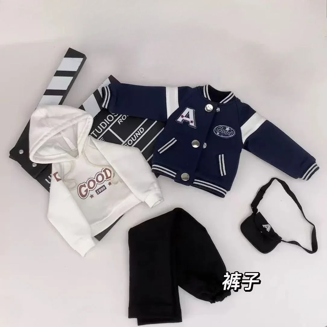 Nuovo 1/4 vestiti per bambole vestito carino set da baseball per 45 cm bambola Bjd vestire vestire giocattoli per ragazze casa da gioco accessori per bambole, nessuna bambola