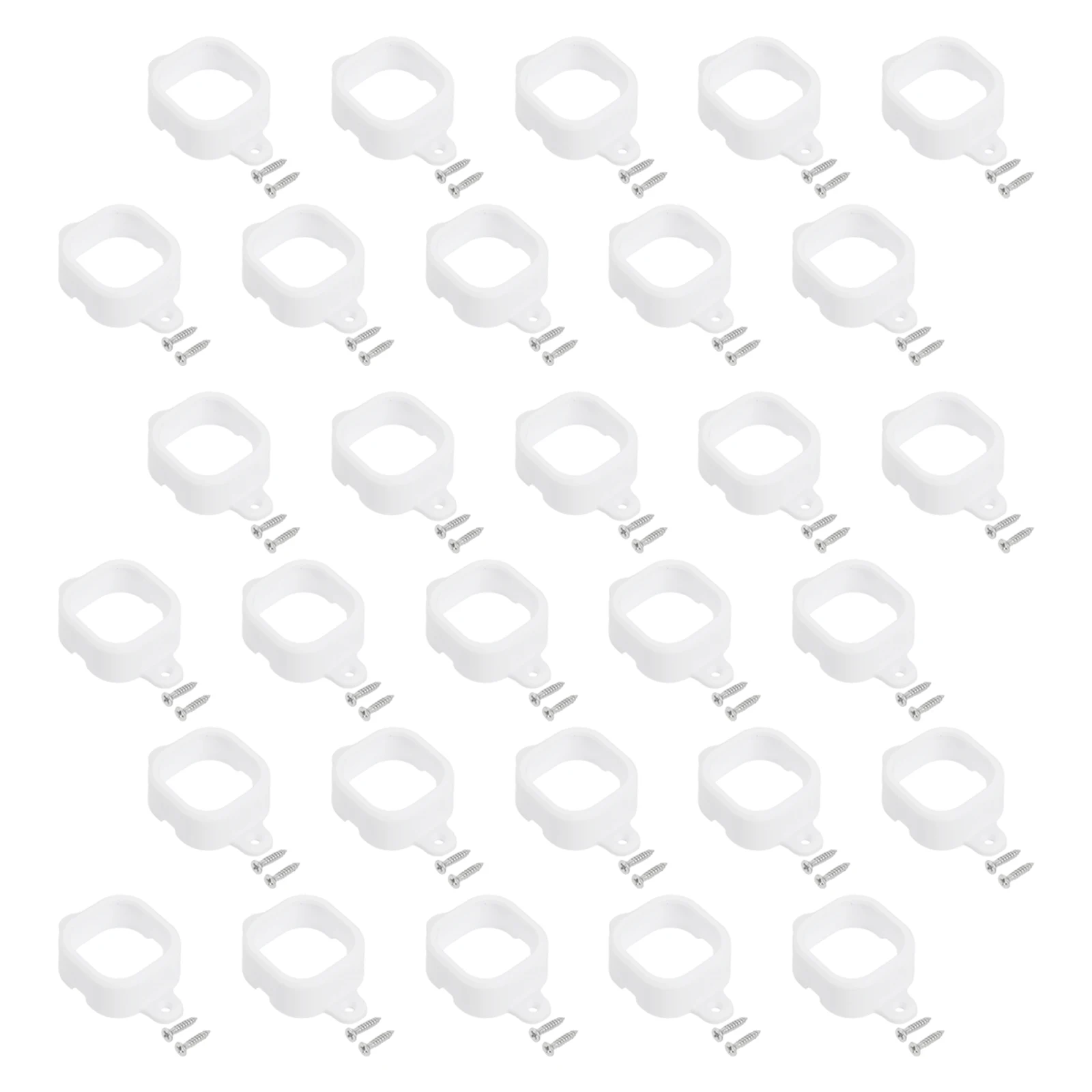 

Clips For Outdoor Lighting Easy Installation Weatherproof Light Clips White Secure Light Holders For Secure Installations