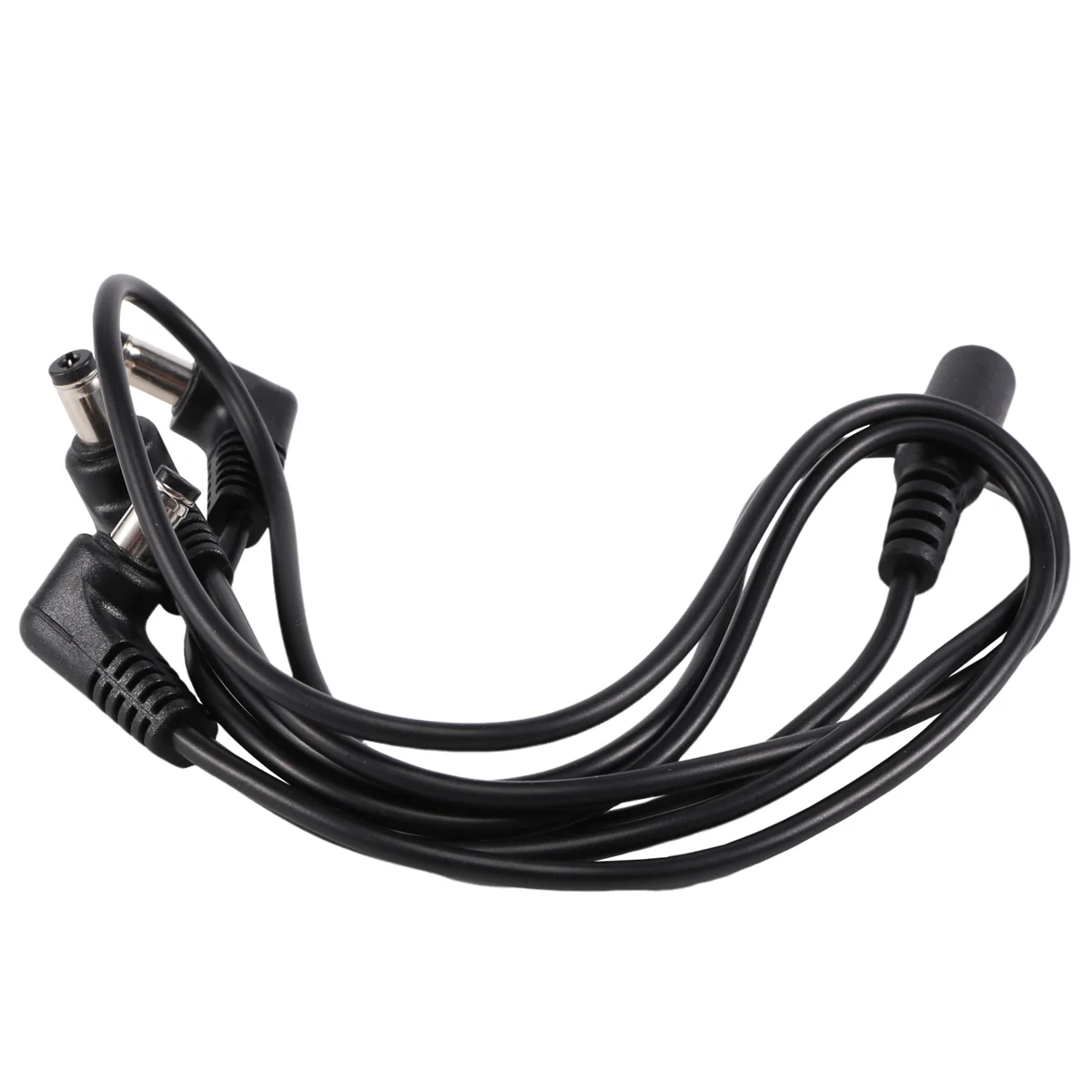 Vitoos 3 Ways Electrode Daisy Chain Harness Cable Copper Wire for Guitar Effects Power Supply Adapter Splitter black