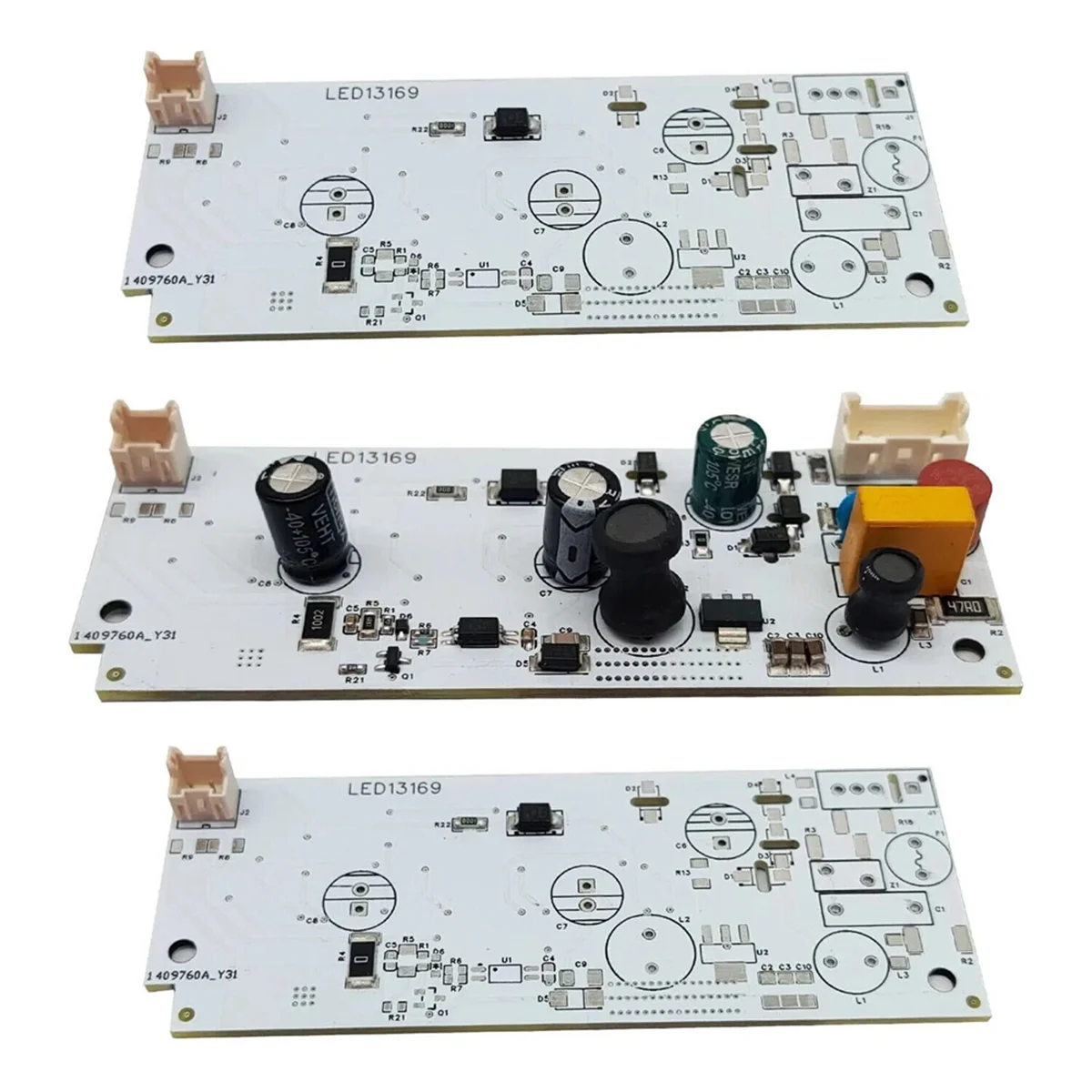 3pcs Refrigerator LED Light Driver Board Kit W10515058+W10515057 for Refrigerator LED Light Plate