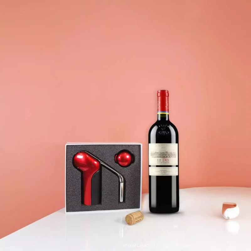 Hong Kongf-elephantRed Wine Bottle Opener Lever Type Manual Bottle Lifting Device with Cutter Set