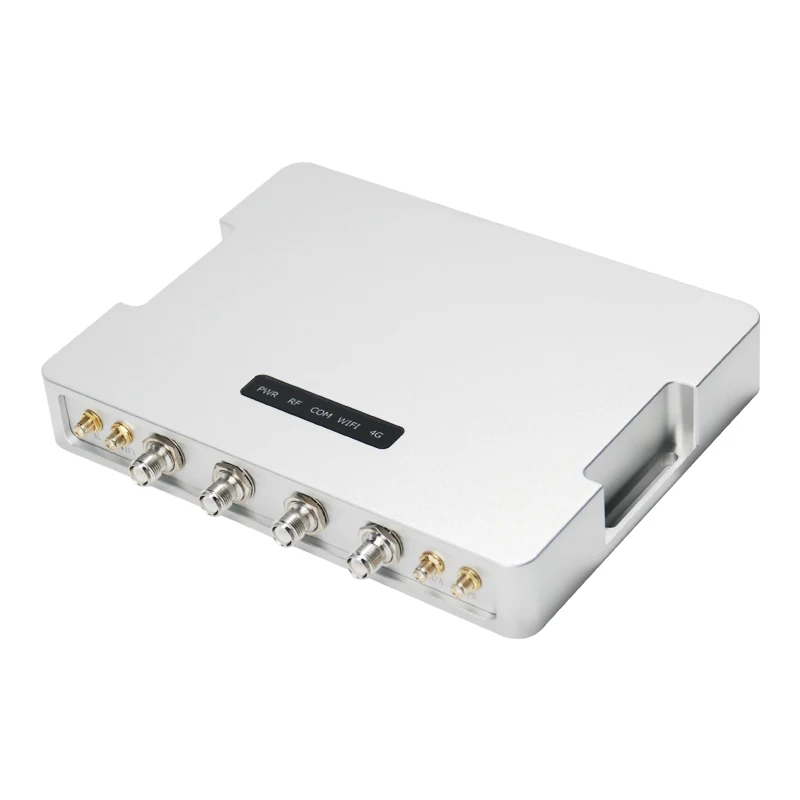 طويلة المدى 4 ميناء UHF قارئ العلامات RFID قارئ بطاقات التحكم في الوصول UHF RFID Android7.1 HTTP MQTT TCP UDP RFID UHF قارئ ثابت #5