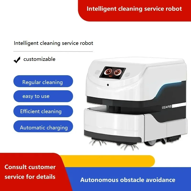 Intelligent Cleaning Robot Commercial Floor Sweeping Automatic Vacuum Scrubber Cleaner