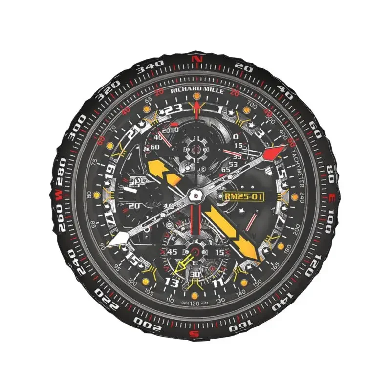 RM 25-01 Tourbillon Adventure Watch Face Compass Spare Wheel Tire Cover for Toyota RAV4 Prado Jeep RV SUV 14