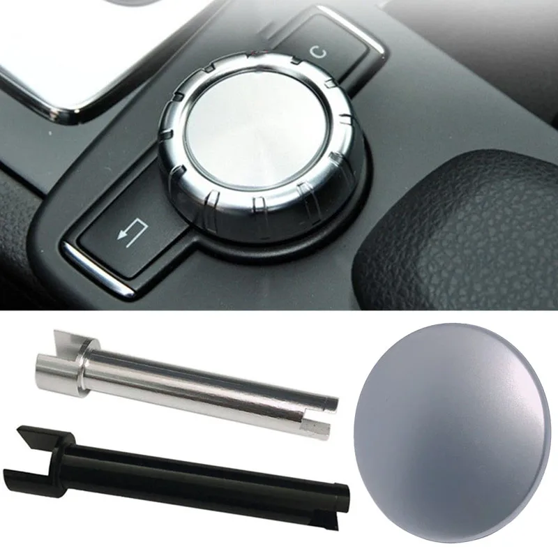 Multimedia Controller Rotary Switch Button Cover Scroll Knob Shaft Fit For Mercedes Benz C E GLK CLS W204 W212 X204 W218