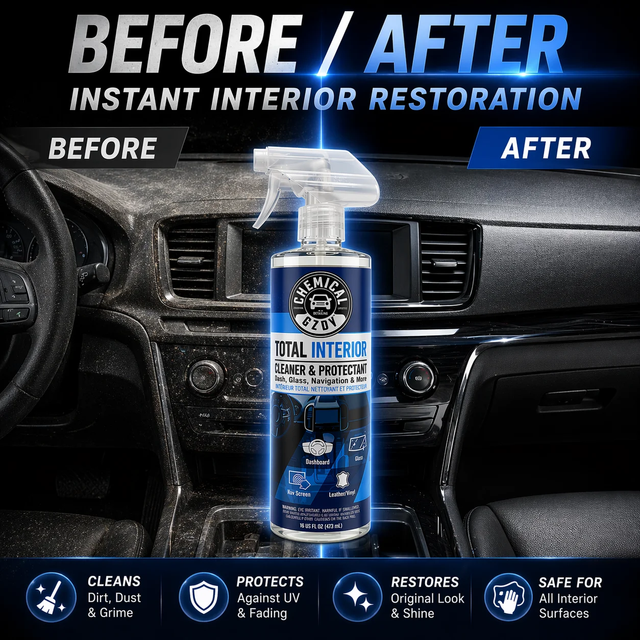 Spray limpiador para interiore - Leather Cleaner Interior reseña y precio