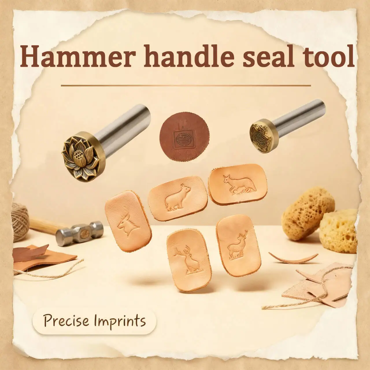 

Leather Custom Branding Iron Stamps DIY LOGO Personalized Heating Brass Embosser Seals Wood Cake Hamburger Wedding Party Craft