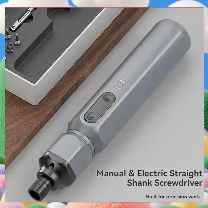 

Mini Electric Screwdriver Mini Cordless Electric Screwdriver Rechargeable Kitchen Drill Multifunctional-AS97