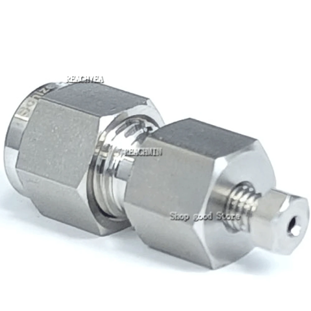 

1/16" To 1/8" 1/4" 3mm 6mm Tube OD Comression Union Reducer SUS 316L Stainless Steel Pipe Fitting Connector for Colour Spectrum