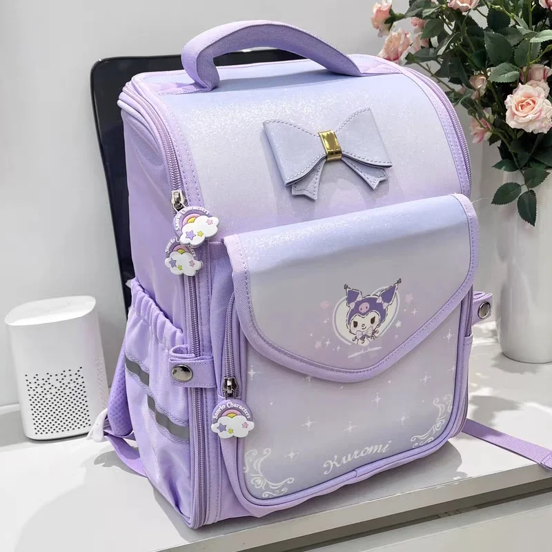 

Оригинальный 1-6 класс Sanrio Kuromi Hello Kitty аниме большой вместительный детский рюкзак школьные ранцы студенческая сумка на плечо с героями мультфильмов подарок