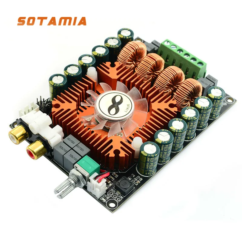 

SOTAMIA TDA7498E Power Amplifier Audio Board 160W*2 Stereo Digital Sound Amplifiers Home Audio Amp Support BTL 200W Home Theater