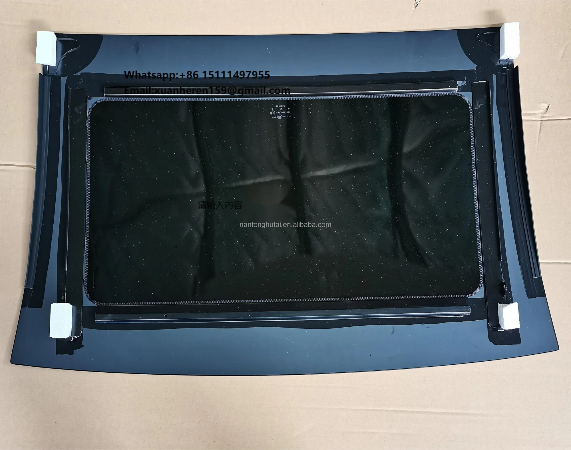 Wholesale Auto Parts Auto Glass for RENAULT LATITUDE/SAMSUNG SM5 4D SEDAN 2010 Middle Sunroof Car Windows