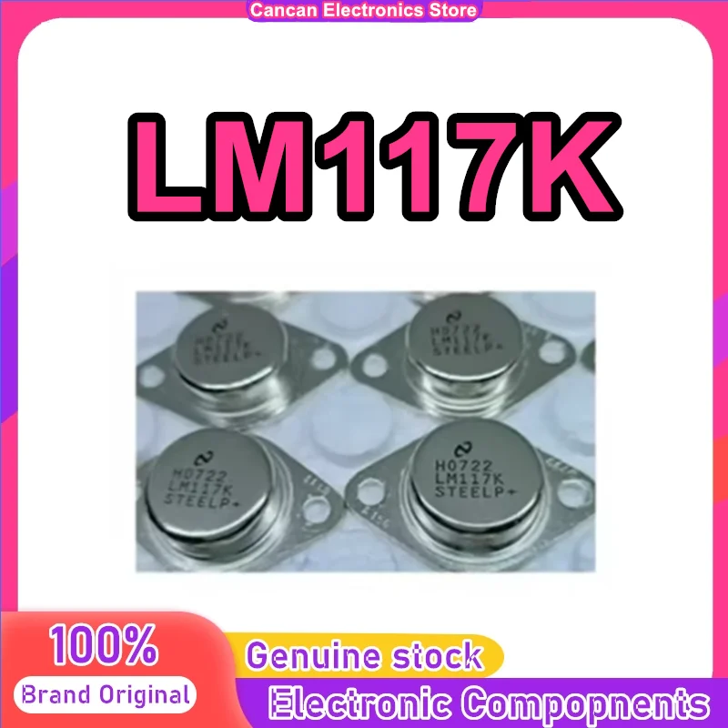 

5PCS LM117 LM117K TO-3 Three-terminal voltage regulator