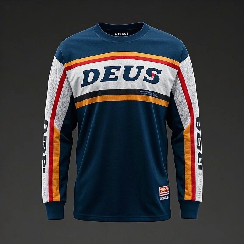 DEUS EX MÁQUINA 2025 Novo Ciclismo Motocross Mountain Enduro Bicicleta Roupas Bicicleta Moto Downhill Camiseta Camisa de Ciclismo Camisas MTB