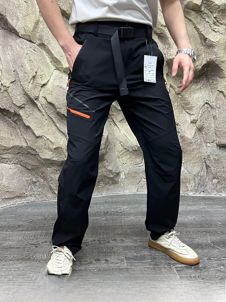 

Функциональность и стиль для активного отдыха: Мужские повседневные брюки 3D-кроя для активного отдыха, дышащие, с герметичными швами, на молнии, тонкие, быстросохнущие, весна-лето